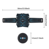 Electric Muscle EMS Wireless Buttoc Hip Trainer USB Abdominal ABS Stimulator Fiess Workout Body Slimming Massager