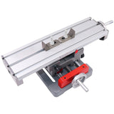 X Y Axis Bench Cross Slide Vise Table Mini Aluminium Milg Drilg Fixture Worktable 1pc
