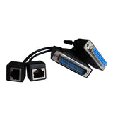 Network Cable Interface DB25 Male And Female To RJ45 Connector 1 Pair Of Laser Light Accessories