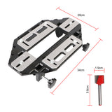 Wood Door Hidden Gate Slotting Lock Guide Plate Locator Hinge Hole Opener Woodworking With Spanner Positioning Slotter