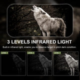 S1 Night Vision Binoculars 720P 10X Optical Full Dark Digital IR Telescope 32GB 3.5' Screen Photo Video Recording Hunting Camera