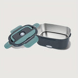 1set Electric Lunch Box Stainless Steel Food Warmer Bento Container Multifunctional Household Car Dual-purpose 2-in-1 Stainless Steel