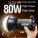 80W COB Video Dimmable 2500-6500K Photographic LED Light For Photo Studio Film Camera Livstreaming EU-Plug