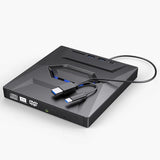 USB 3.0 Type-C 8X External Burner DVD RW CD Writer Reader Super Optical Drive Suitable For Laptop Notebook