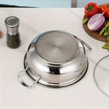 1pc, Stockpot With Glass Lid (11.02''), Stainless Steel Cooking Pot, Soup Pot, Dishwasher And Oven Safe, Kitchen Utensils