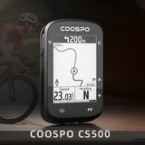 COOSPO CS500 Bike Computer GPS Route Navigation Cycg Odometer Wireless Cycle Stopwatch ANT+ Bluetooth5.0 Bicycle Speedometer