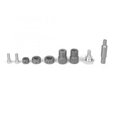 3 in 1 Dowelling Jig Drill Guide Kit Self Centering Hole Puncher Set with 600mm Extension Rod Durable