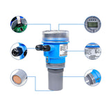 Integrated gauge high precision ultrasonic level sensor Anti-corrosion probe rs485 output
