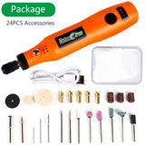 USB Cordless Mini Wireless Engraving Polishing Pen Electric Drill For Jewelry Metal Dremel Tools Dust Drilg Carving