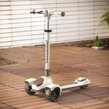 Foldable Kick Scooter with Adjustable Height - 3 Wheel Lean To Steer, Kids Push Scooter with Brake for 5 - 18 Years Old