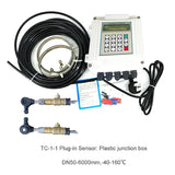 TUF-2000SW Ultrasonic TS-2/TM-1/TL-1 Sensor Liquid w Meter Wall-Mounted 4-20mA ModBus RS-485 Protocol wmeter