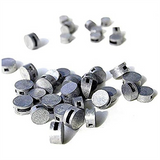 100Pcs Round Lead Seals Beans 8mm Diameter, 100 Pcs Steel Wire, 1Pcs Sealing Crimper with Red Plastic Coated Handle