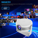 Tripsky T269 PRO Smart Projection 4K HD 280ANSI 720P 12.0 2.4G/5G Electronic Focus Android Projector