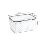 Refrigerator CA, fresh fruit and vegetable organizer, drainage basket, lighting container, storage room, kitchen organizer