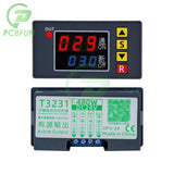 Delay AC 110V 220V Programmable Cycle Timer Switch ON-Off Control LED Digital Display Time Relay Module