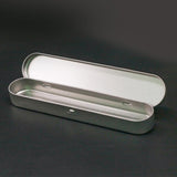 with Lid Edge Durable Metal Pencil Case Stationery Set Stylish Protective Gift Box for Home