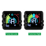 Rechargeable Clip On Electric Tuner Metronome for all Instruments Bass Guitar Violin Banjo