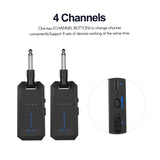 AM-5G Wireless 5.8G System - Rechargeable Audio Transmitter Receiver ISM Band for Electric Bass Guitar Amplifier Accessories