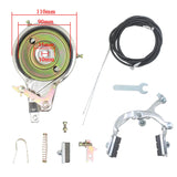 Bike drum 80/90 holding shaft brakes pad for bicycle brake fittings bike replacement parts