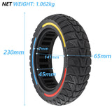1pc 9.5x2.50-6.1 Colorful Solid Tire Rubber Replacement Tires For NIU KQI3 Electric Scooters Bicycle Accessories