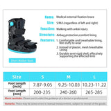 1pcs Double Balloon Ankle Protector Fixation Air Cam Walk Boots Adjustable Medical Iatable Fracture Walker Boot