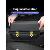 Polyurethane organizer leather for car hollow seats with reserved charging holes