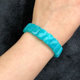 Women's Natural Crystal Amazonite Hand Row Bracelet
