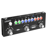 LEKATO CUBE BABY Multi Effects Pedal Processsor 8 IR Cabinets Simulation Delay Chorus Phaser Reverb Vibrato Guitar Effect Pedal