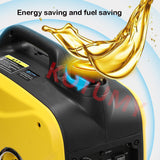 24V Remote Start Parking Air Conditioner Gasoline Generator Variable Frequency Silent Small Portable