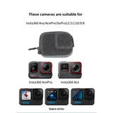 Action Camera Storage Bag for Insta 360 Ace/Ace Pro GoPro 12/11/10/9/8 Mini Carry Case Lens Boby Protection Accessories