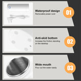 400ml Travel Stainless Steel Vacuum Insulated Cup Auto Off Electric Kettle Water Boiler Bottle For Tea Coffee