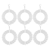 6 Pack 10 Inch Sublimation Wind Spinner Blanks,3D Sublimation Wind Spinner Blanks for Indoor Outdoor Garden Decoration A