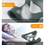 1 Pcs Elastic Anti-snoring Headband Washable Respirator Head Belt Breathable Universal Nasal Mask Face Masks Straps Medical