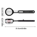 Powder Adjustable Spoon,Coffee Lever Measuring Scoop For Coffee,Protein Powder,Tea,Sugar,Milk