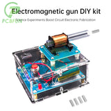 DIY Electronic Electromagnetic Transmitter Shooting Game Kit Mini High Voltage Converter Boost Module Soldering Practice