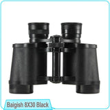Full Metal Genuine Baigish 8x30 Binoculars Russian Military Professional Telescope Eyepiece For Hunting Camping Long Range