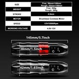 Electric Wireless Tattoo Machine Rotary Battery Pen Strong Coreless Motor LCD Digital Display for Artist Body Permanent Makeup