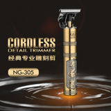 2024 New NG-305 Professional Electric Clipper Oil Head Carving Scissors Hair Trimmer for Men