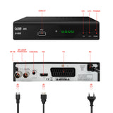 Full HD DVB-T2 H265 High Definition1080p Digital Universal Satellite TV Receivers Set-Top Box