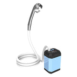 Portable Outdoor Electric Pump Rechargeable Large Capacity Hiking Traveg Camping Shower Digital Display Tool