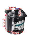 80KTYZ AC 220V Micro Slow Speed hine 60W Permanent Magnet Synchronous Small Motor Adjustable Direction