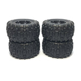 4Pcs Rubber Tire Tyre Wheel For MJX Hyper Go H16H H16E H16P 1/16 RC Car Upgrade Parts Spare Accessories