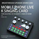 Card Studio Record Professional Soundcard Bluetooth Microphone Mixer Voice Changer Live Streaming Audio Sound Mixers