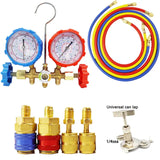 3 Way AC Diagnostic Set for Freon Charging Fits R32 R410a R-404A R-134a Refrigeration Manifold Gauge Air