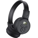 Portable Personal Rechargeable Headphone Ear Muffs Foldable LCD Display FM Radio Headset Scalable Design