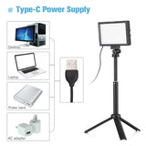 1/2/3Pac 15W LED Set Desktop Video Conference Fill Light Bi-Color CRI95 USB Power Supply for Vlog Live Streaming