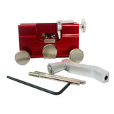 Aluminum Chainsaw Sharpener Portable Chain Saw Chain Saw Sharpener Sharpener with 2pcs Stone Grinders Drill Sharpener