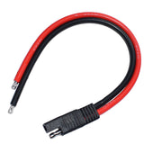 30cm 10AWG Single Ended Inout / Output DC Power Automotive Extension Cable Solar Panel Battery SAE Plug