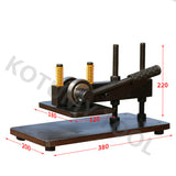 Manual Cutting Die Punching Leather Blanking hine Plastic Rubber Cloth Sample Punch Press