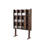 1/6 Scale Miniature Bookrack Newspaper Stand Furniture for s,Blyth,BJD Dollhouse Accessories,B